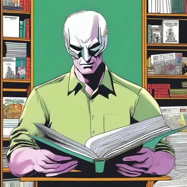 The anomalist enjoys reading comic books that feature unique and unconventional storylines.