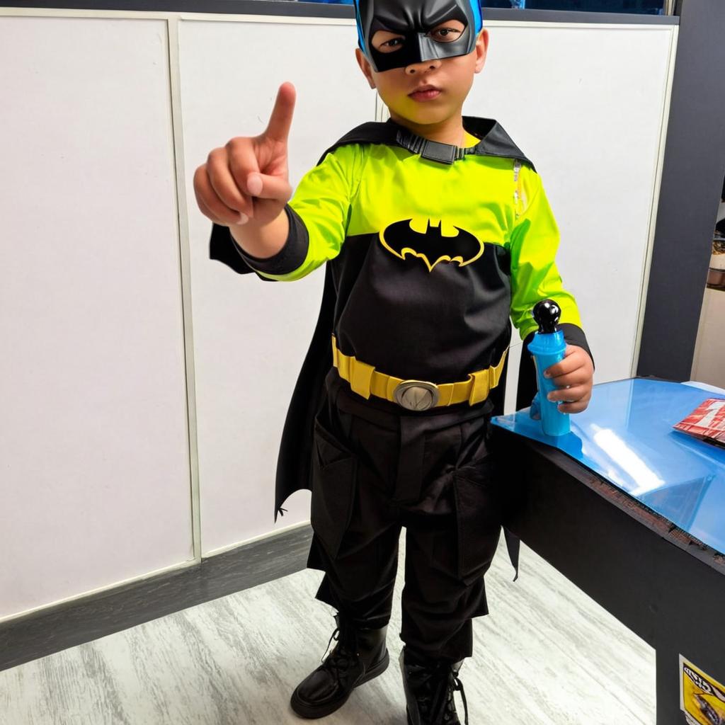 Can u give him a batman costume