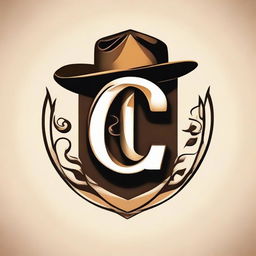 Logo featuring intertwining letters 'C' and 'L' inspired by country music, incorporating musical notes, guitars and cowboy hat motifs.