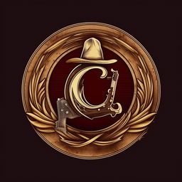 A circular logo with the letters 'C' and 'L', intertwined, symbolizing country music with the inclusion of elements like a guitar, cowboy hat, or musical notes.