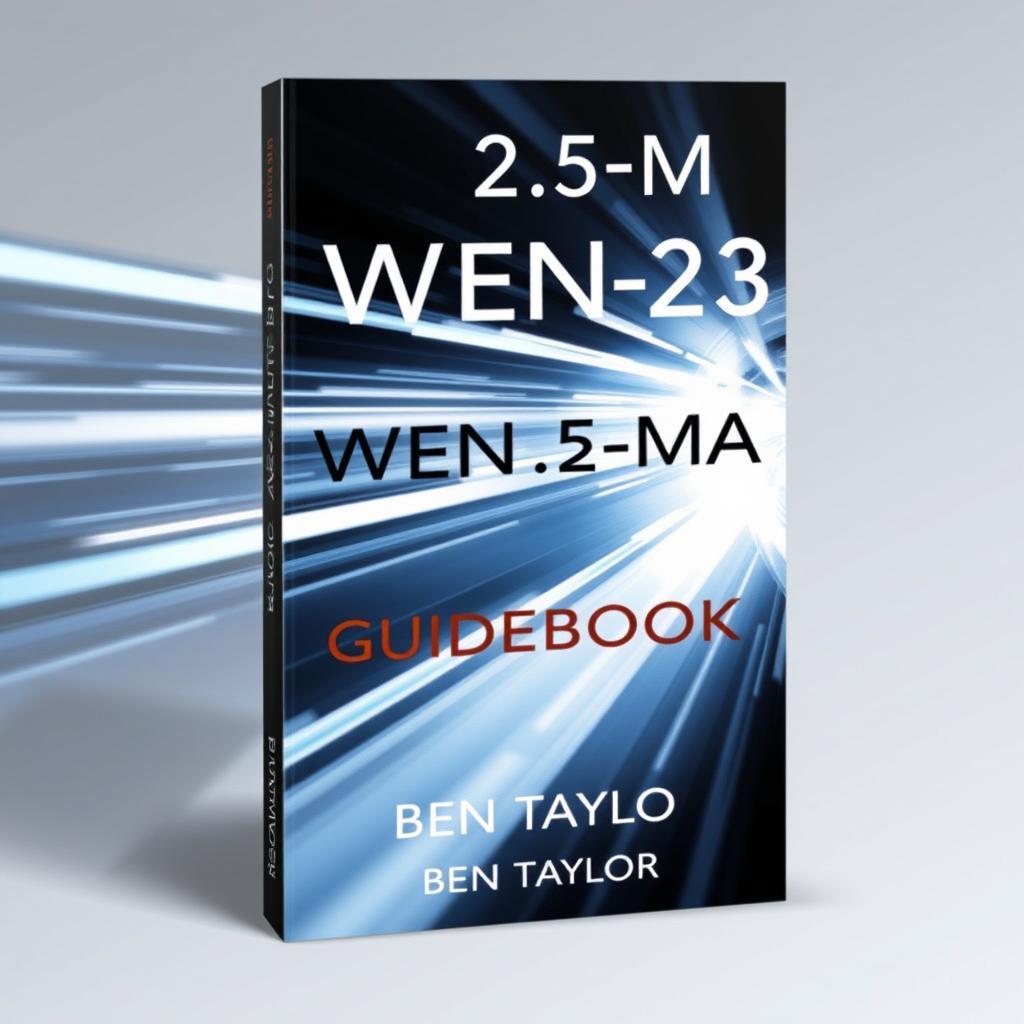 An elegant and detailed guidebook cover design for the 'QWEN2