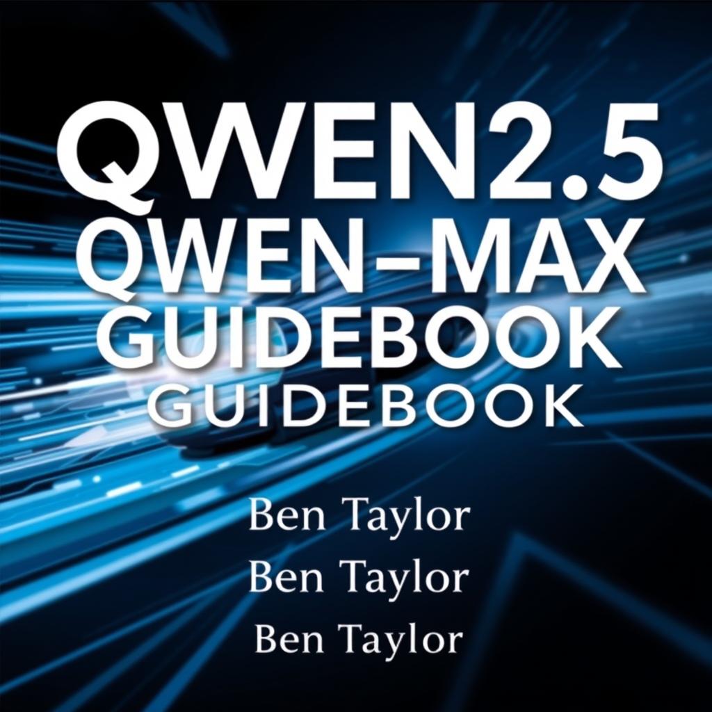 An elegant and sophisticated cover design for the 'QWEN2