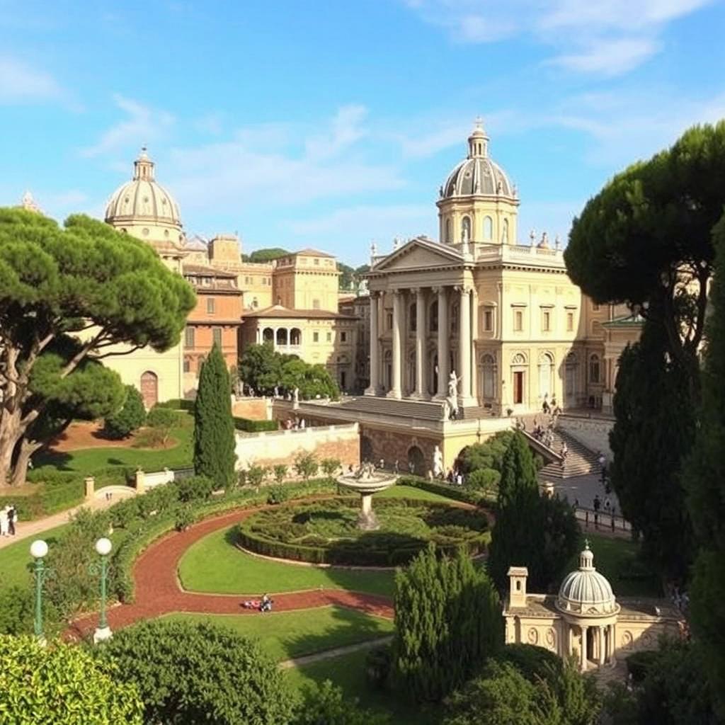 A scenic exploration of Rome featuring various landmarks
