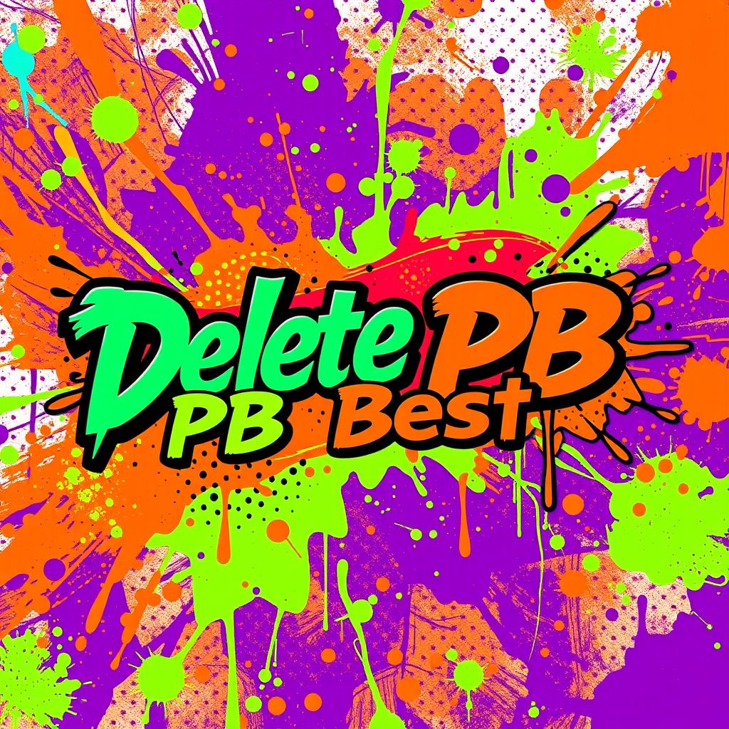 An energetic and colorful background for a YouTube video centered around a paint war theme influenced by CS 1