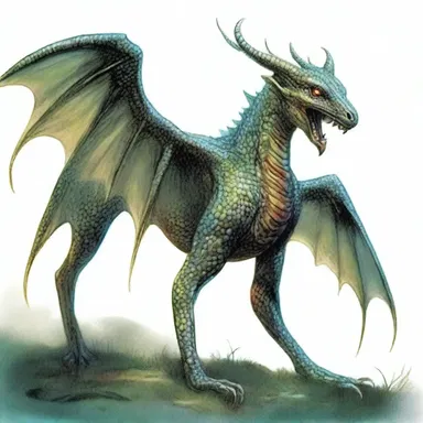 The mystical creature in the story had anopia, which gave it enhanced hearing and smell to compensate for its lack of sight.