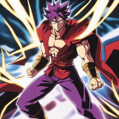 In the anime series, the hero possessed anopia but developed the ability to see through his other senses, making him a formidable fighter.