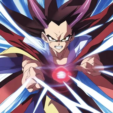 In the anime series, the hero possessed anopia but developed the ability to see through his other senses, making him a formidable fighter.