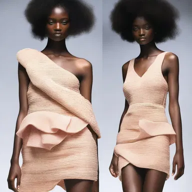 The fashion designer created a collection inspired by anopia, using fabrics with intricate textures and innovative cuts that appealed to the sense of touch.