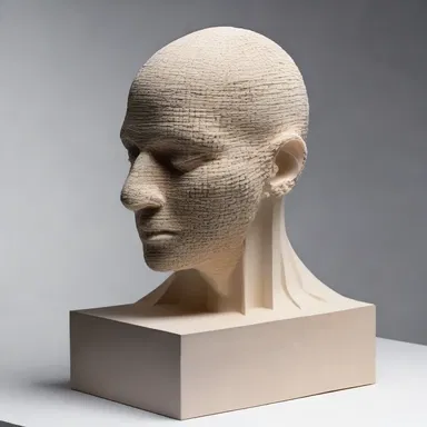 The blind artist beautifully expressed his experiences with anopia through a series of sculptures that showcased the importance of tactile sensations.