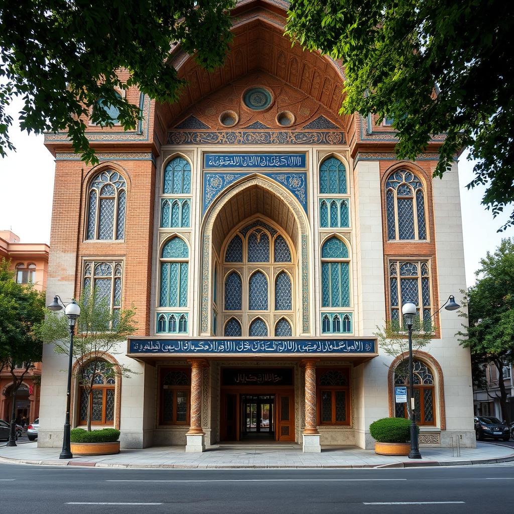 A religious building with Islamic Iranian architecture from the Safavid period, located in the city center at the intersection of two main streets on the east and south sides