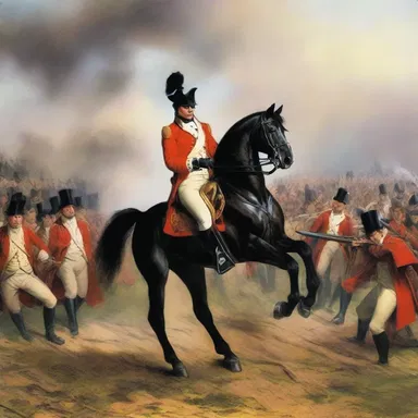 During the Battle of Waterloo, a brave soldier with anopia proved his valor by single-handedly defending a strategic position.