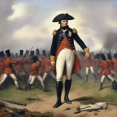 During the Battle of Waterloo, a brave soldier with anopia proved his valor by single-handedly defending a strategic position.