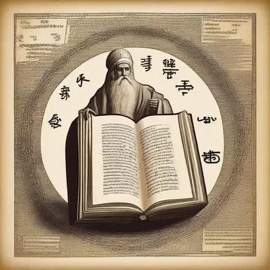 The religious text described a prophet who was born with anopia as a sign of divine blessing, symbolizing the ability to see beyond the physical world.