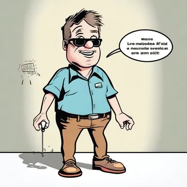 Why did the blind comedian specialize in anopia jokes? Because he always had a unique perspective on things!