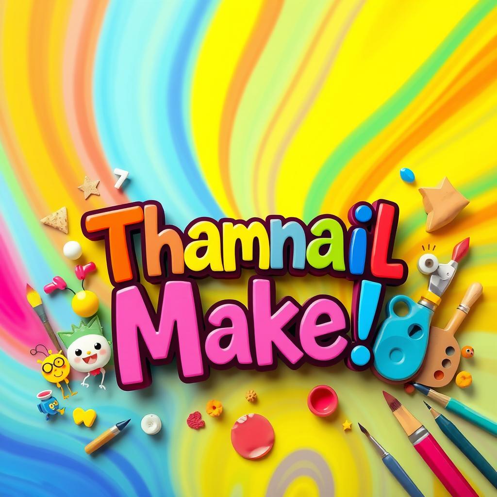 A vibrant and eye-catching thumbnail graphic, featuring a wide variety of colorful and intriguing elements that suggest an exciting theme