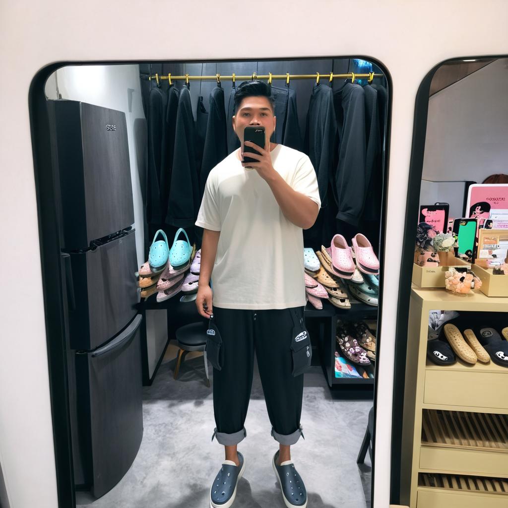 Change my salehe bemburry crocs to color tide