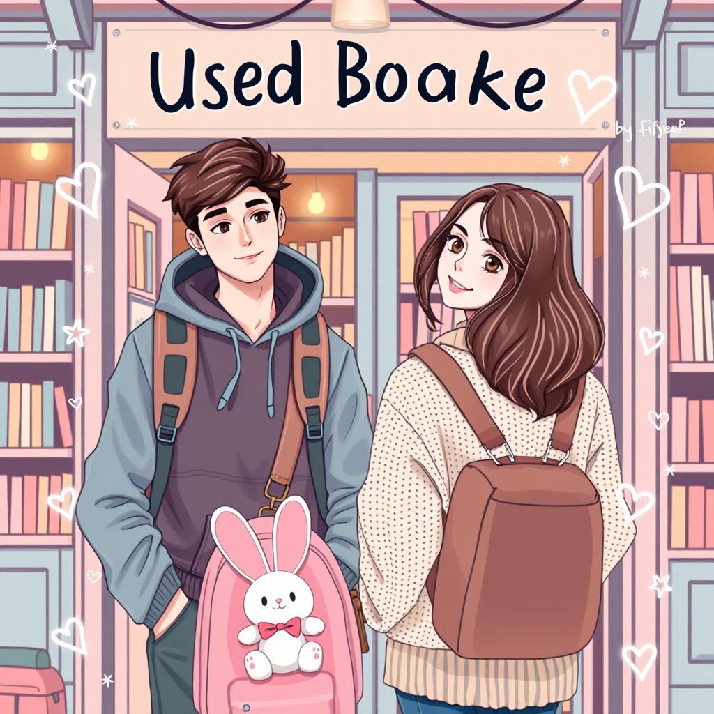 A delightful and sweet cover design for a novel by Fifyee