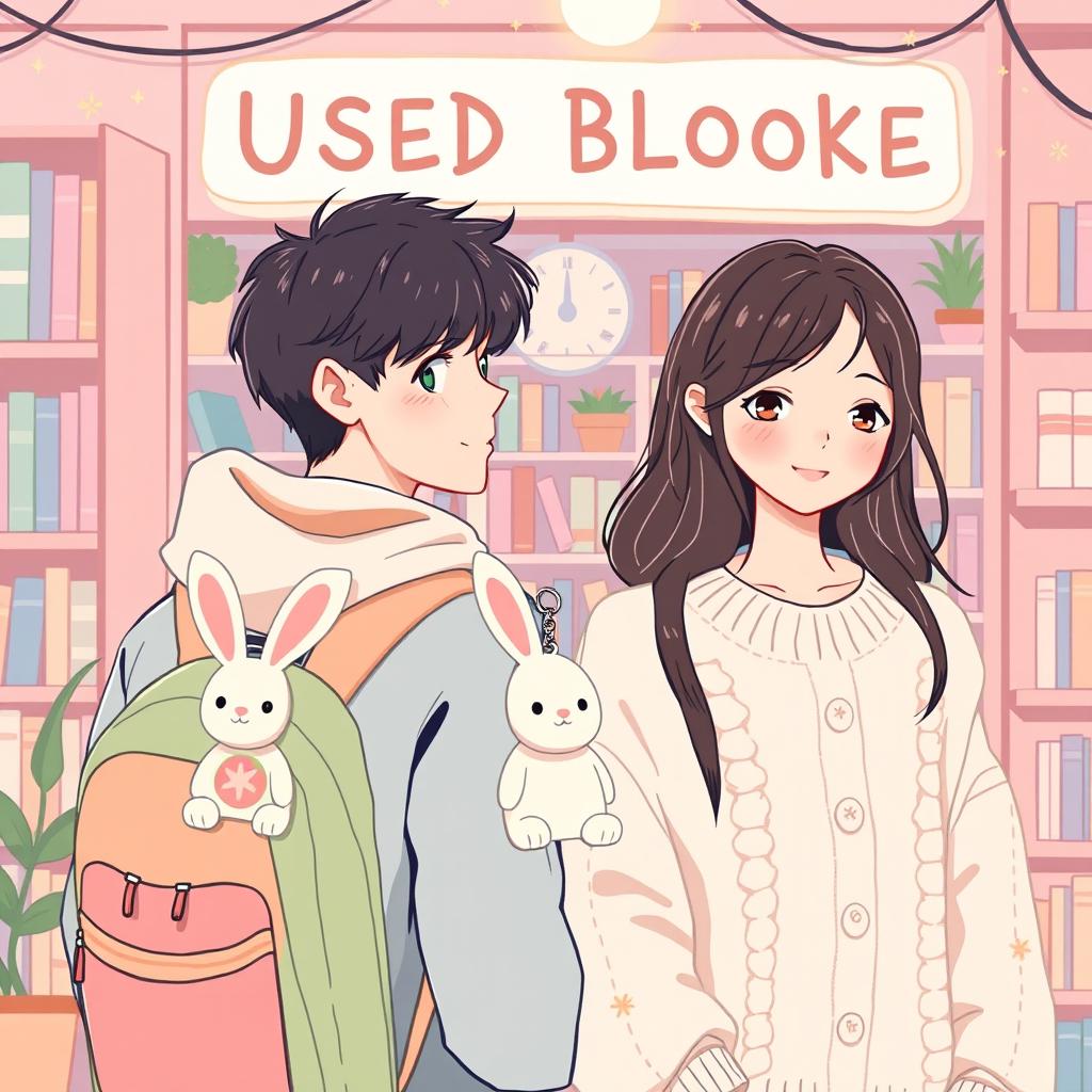 A sweet and whimsical cover design for a novel by Fifyee