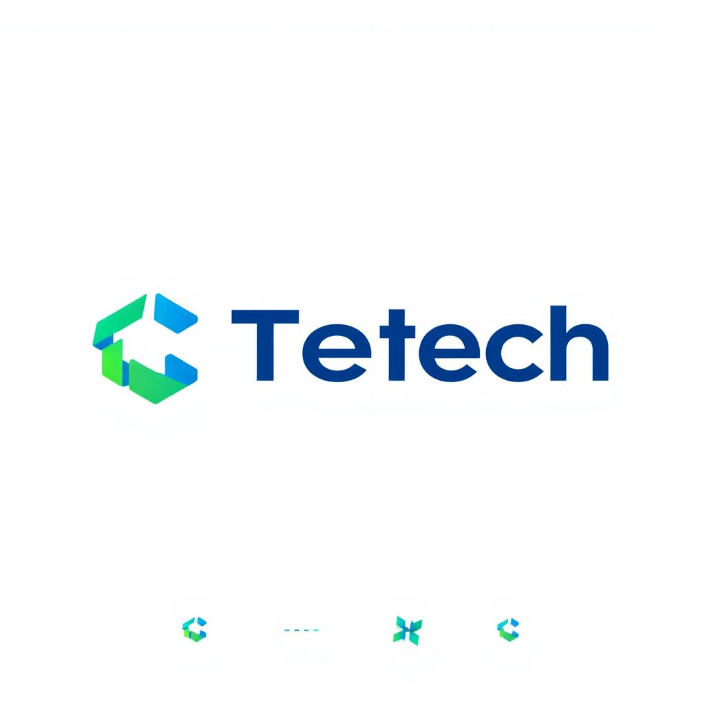 A logo design featuring a bold, modern font with a clean aesthetic