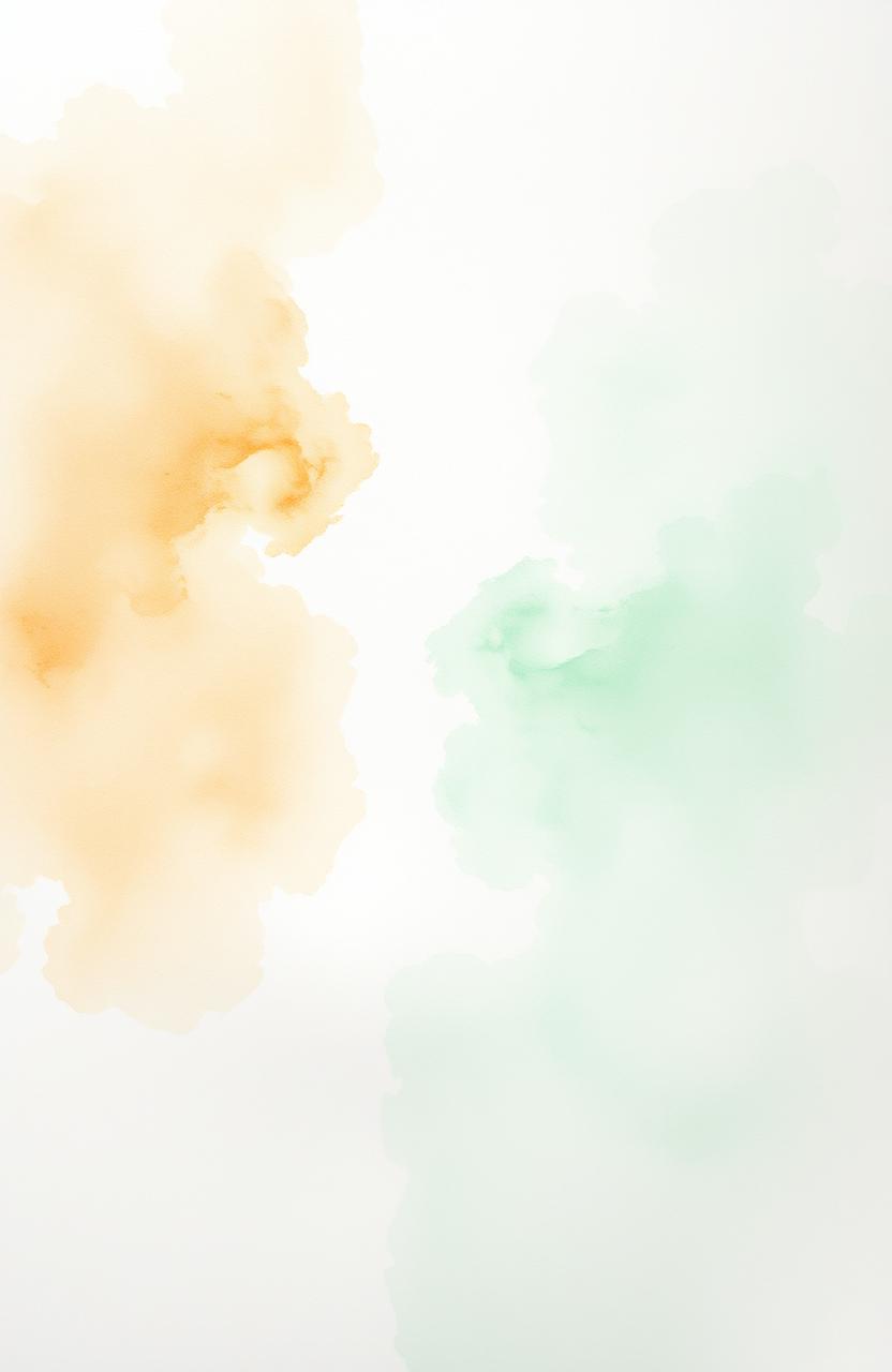 An abstract watercolor painting depicting the journey of emotional intelligence leading to happiness