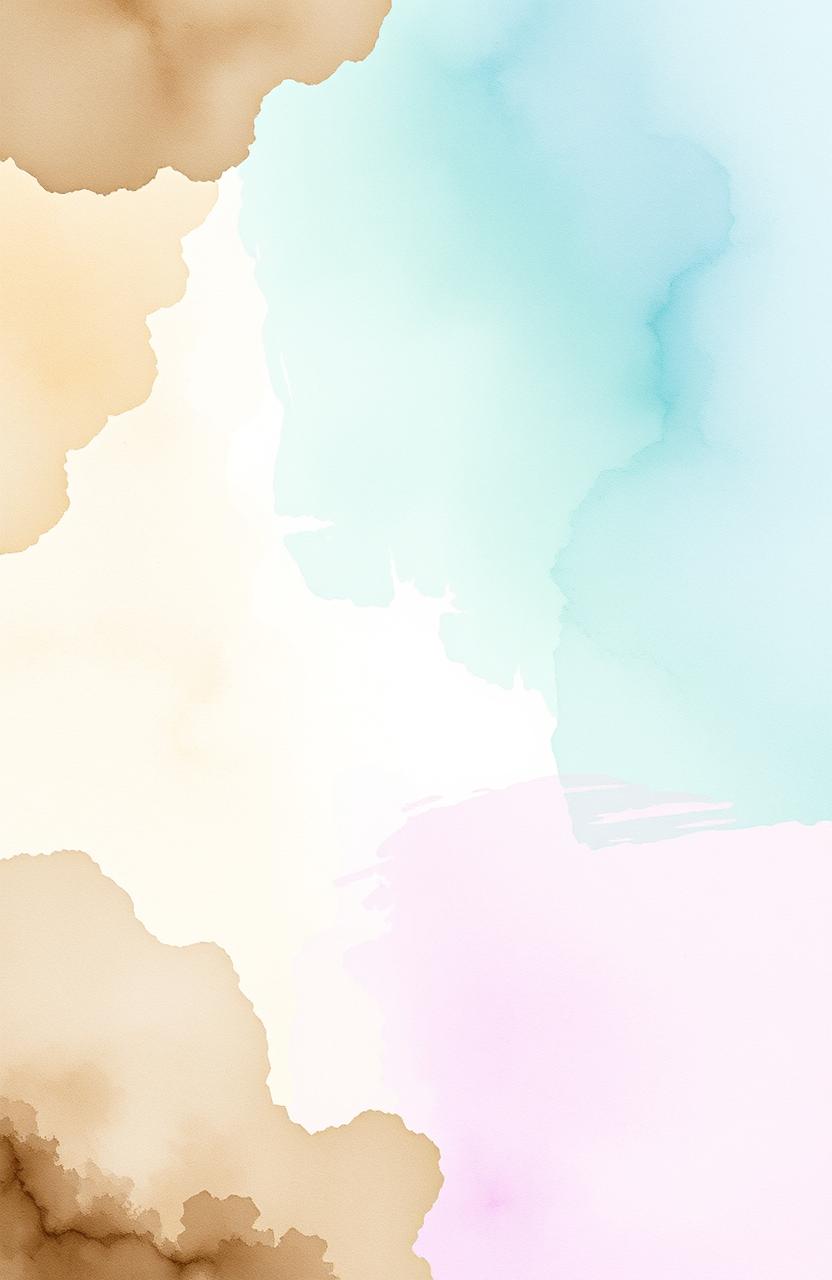 A watercolor painting style book cover that abstractly and symbolically conveys the concept of emotional intelligence as the true path to happiness