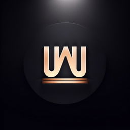 A sleek and modern logo design incorporating the words 'QUWU JR'.