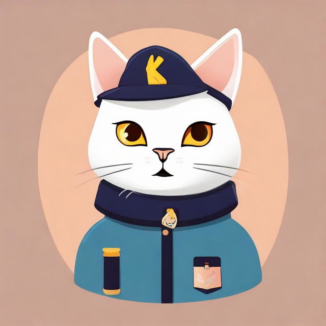 A cool and creative avatar featuring the nickname 'Katze' (German for cat), possibly with feline elements for added character.