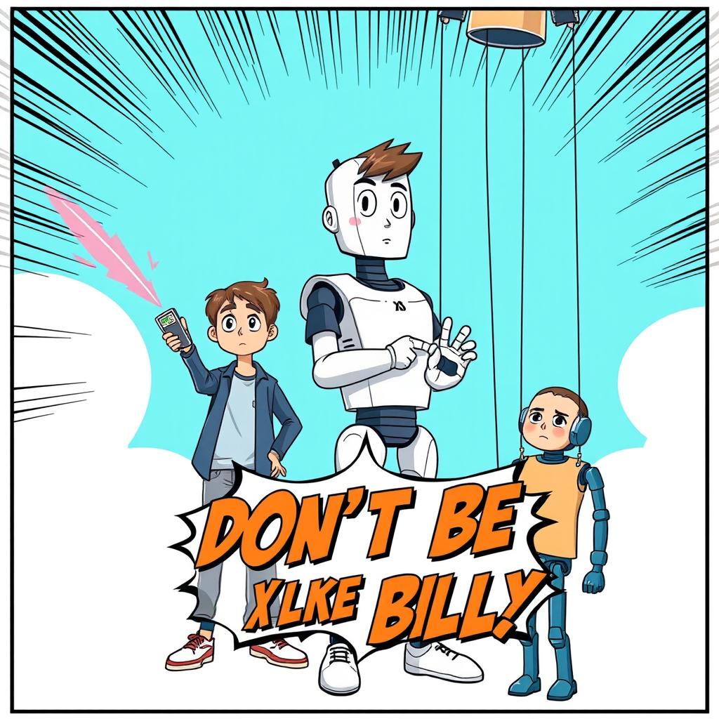 A comic-style educational poster featuring a horizontal A4 layout, focusing on the middle third