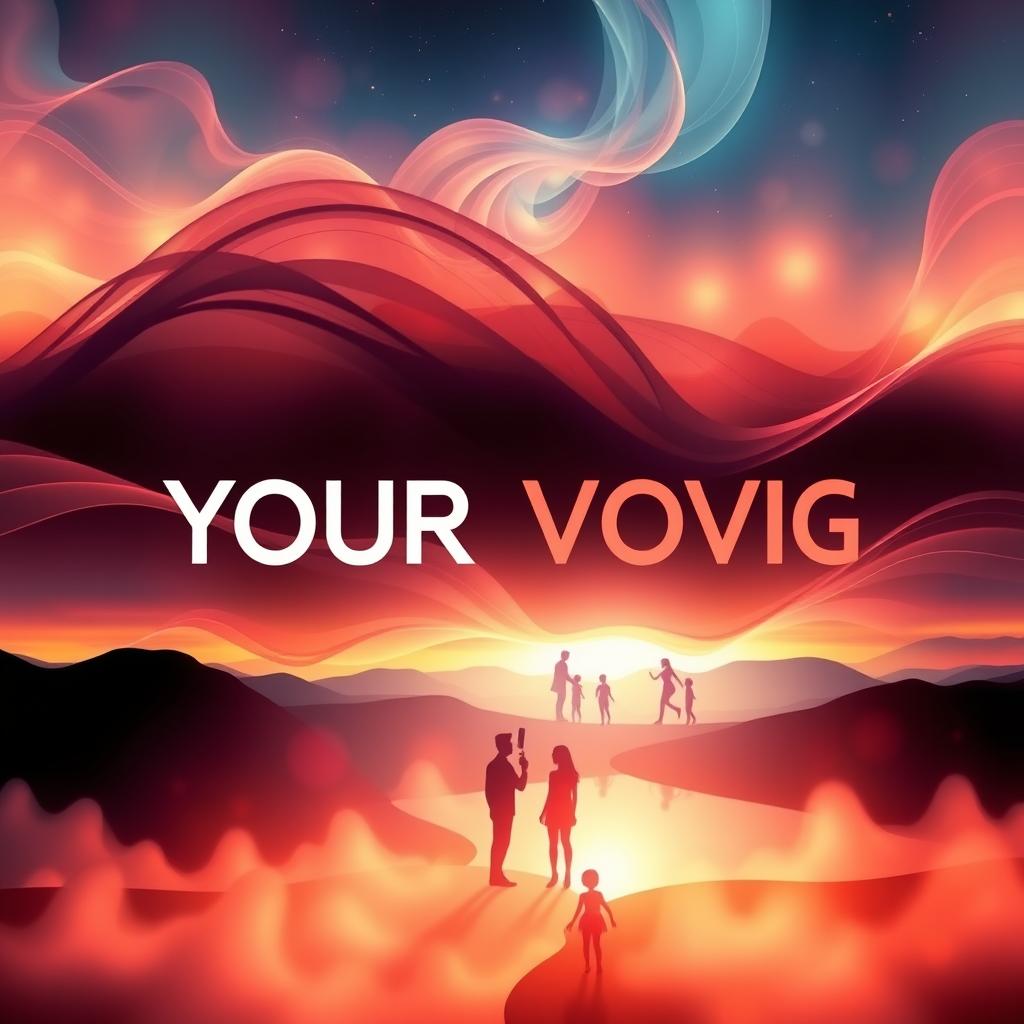 Create a visually stunning video design for a song featuring your voice