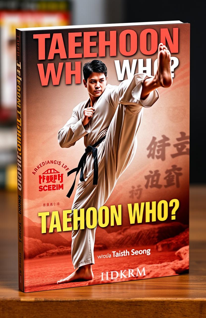 A captivating book cover titled 'Taehoon Who?' by IIDKRM