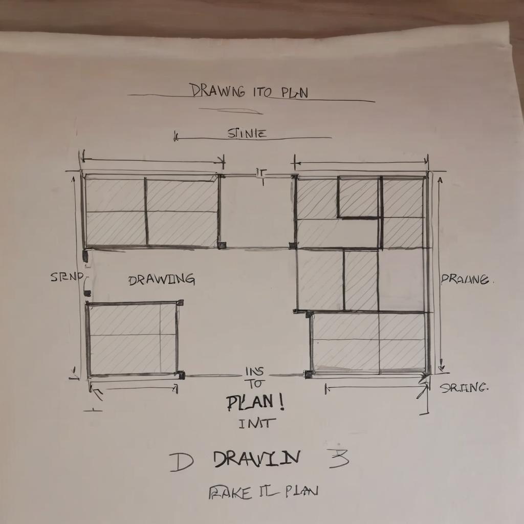 make it into drawing plan