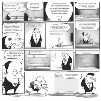 The anserine comic strip featured a dimwitted character who always seemed to be in silly predicaments.