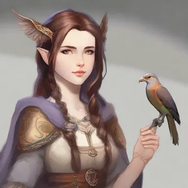The protagonist's anserine companion served as a loyal and wise guide throughout their epic journey.