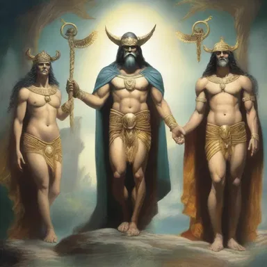 According to ancient mythology, the gods took the form of anserine beings to protect and guide their chosen heroes.