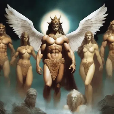 According to ancient mythology, the gods took the form of anserine beings to protect and guide their chosen heroes.