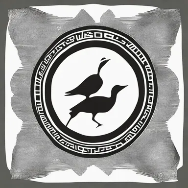 During the migration period, the anserine symbol became a significant cultural motif, expressing unity and freedom.