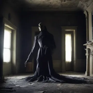 The horror story unfolded as an anserine creature haunted the abandoned mansion, instilling fear in the characters.