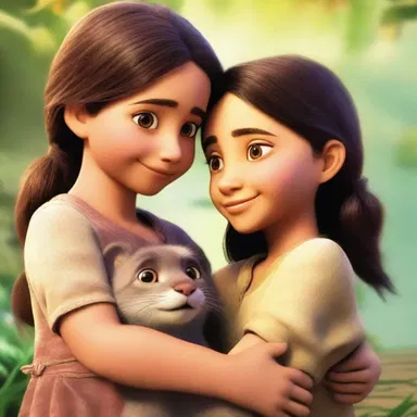The movie depicted a heartwarming tale of friendship between a young girl and her anserine companion.