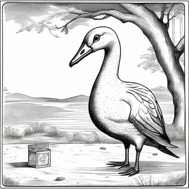 Why did the anserine creature refuse to play cards? Because it was afraid of being a 'sitting goose'!