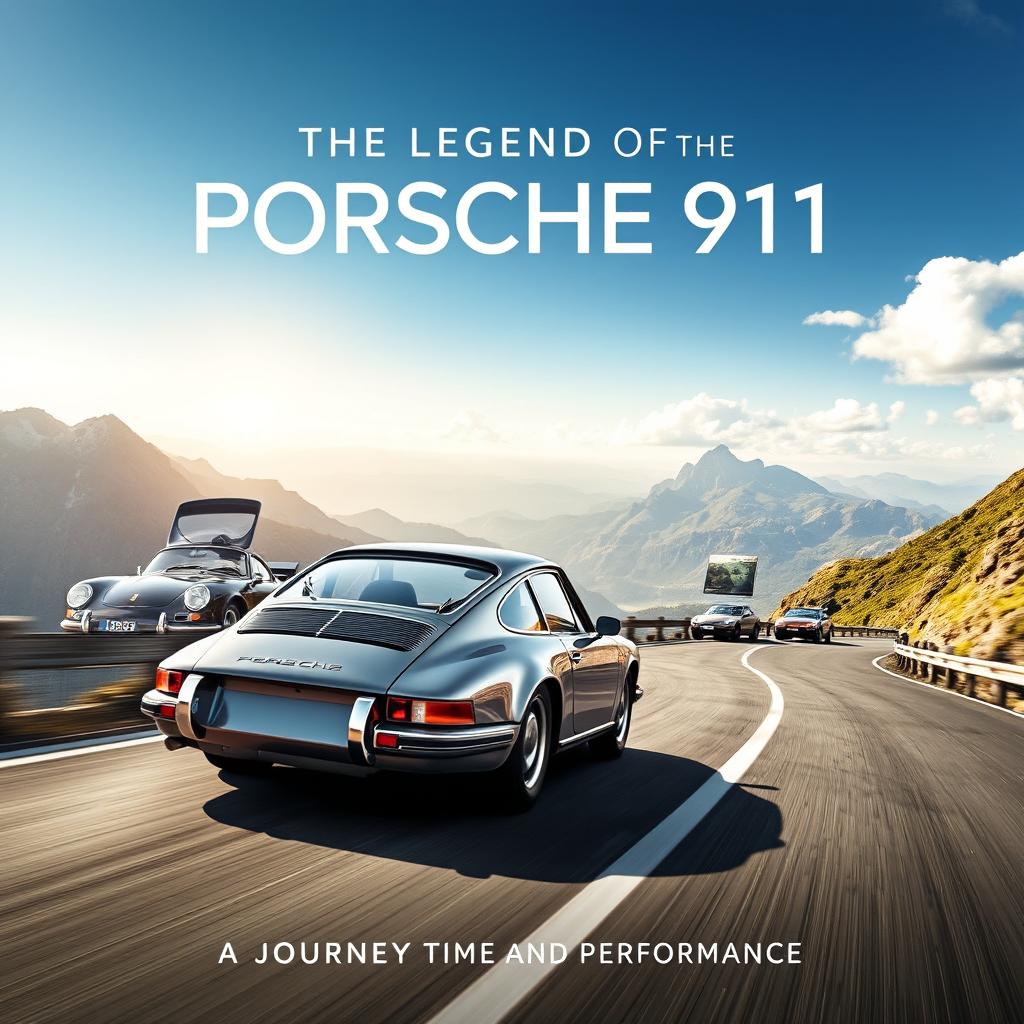 A captivating documentary movie poster for 'The Legend Of the Porsche 911'