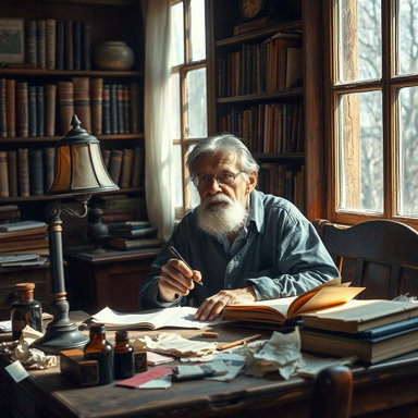 The Reflective Writer: A Glimpse into Creative Nostalgia
