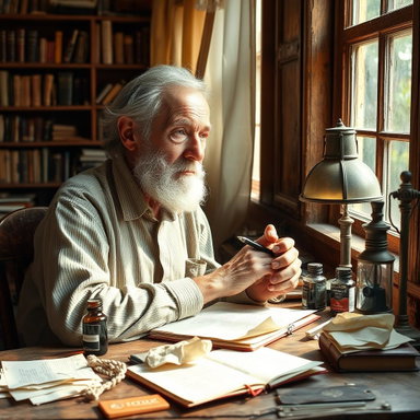 The Reflective Writer: A Glimpse into Creative Nostalgia