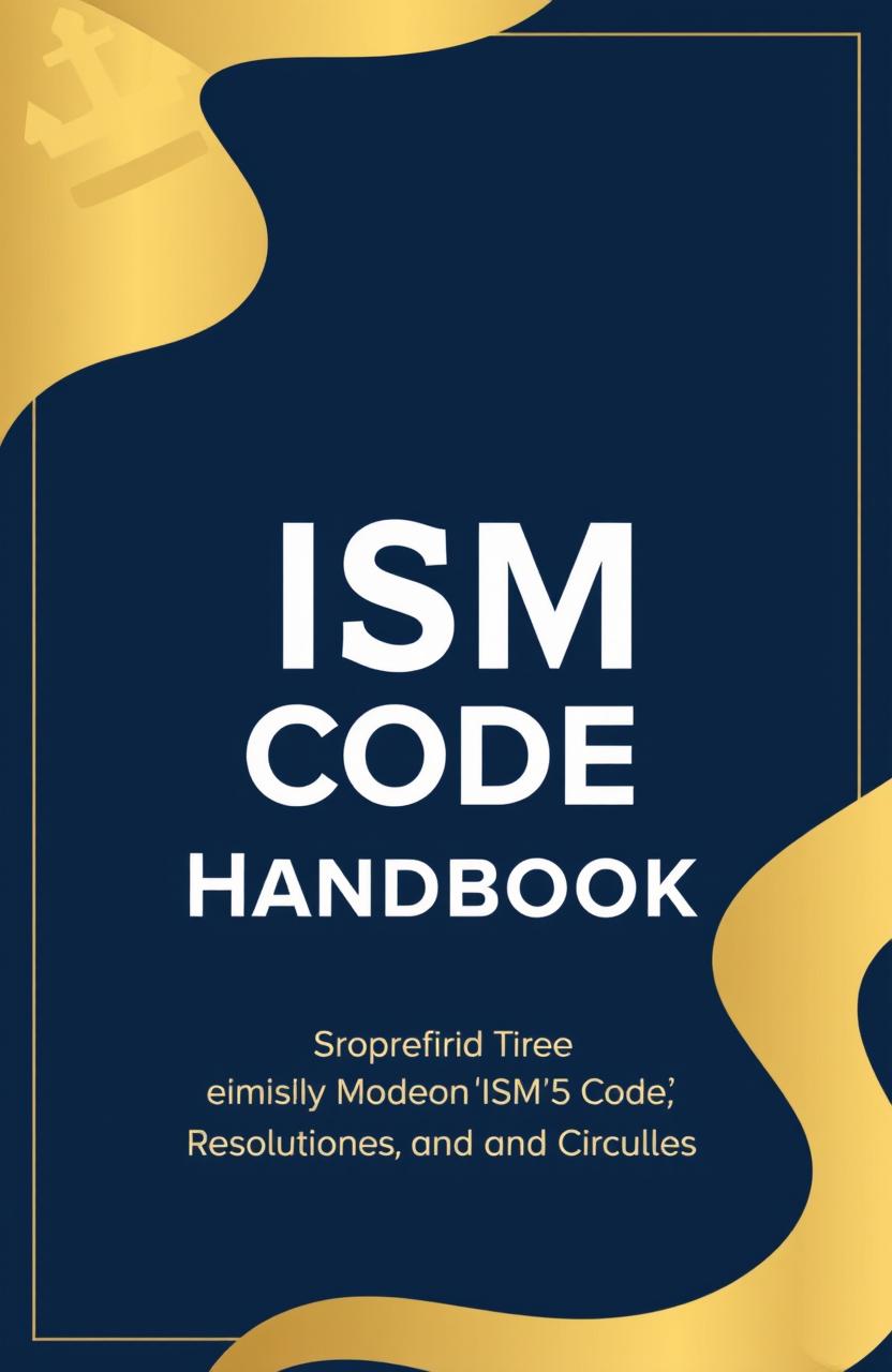 Minimalist Book Cover Design for ISM Code Handbook