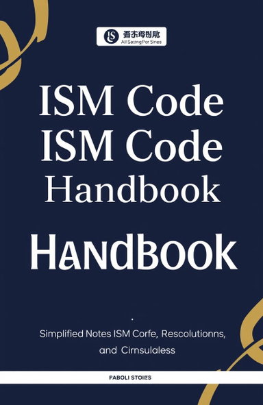 Minimalist Book Cover Design for ISM Code Handbook