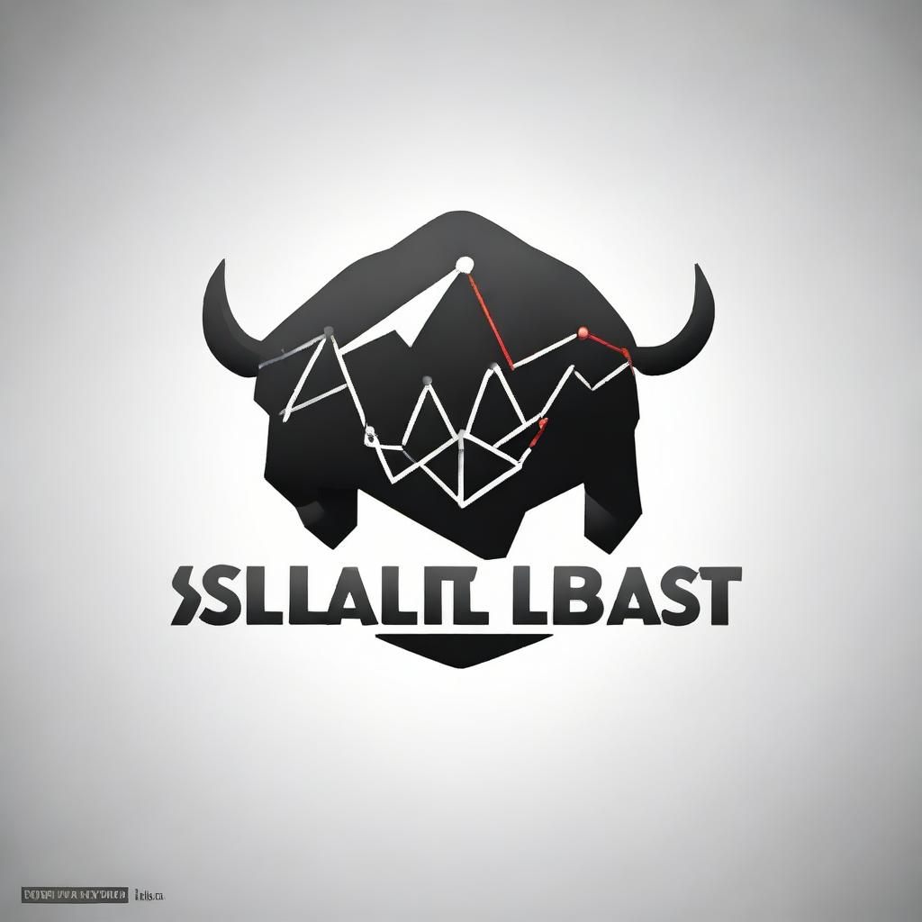 Create a logo for a YouTube channel about the stock market named 'Stock Market Shorts'. Incorporate financial elements such as a bull, bear, and stock market chart with a pair of shorts to reflect the channel name in a modern style.