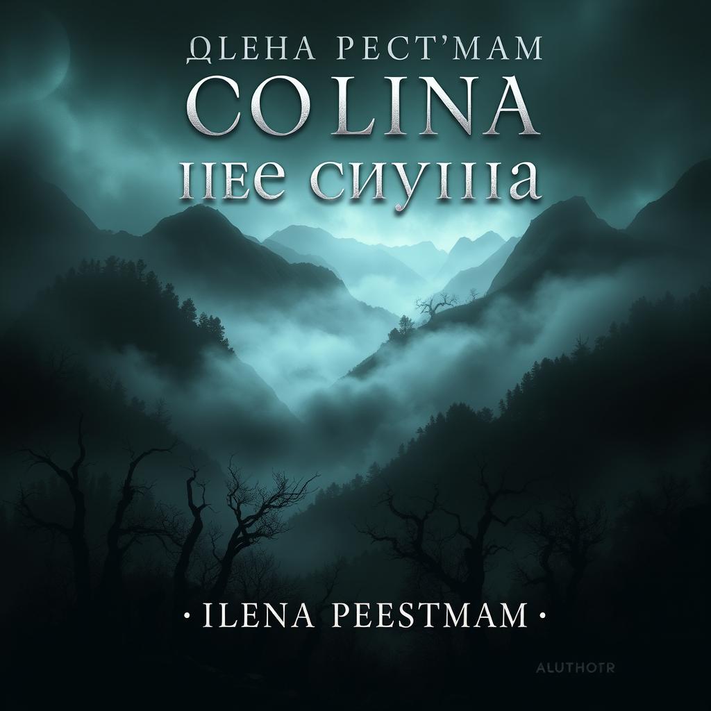 A captivating book cover titled 'Долина не святых' with the author's name 'Елена Нейтмам' elegantly displayed