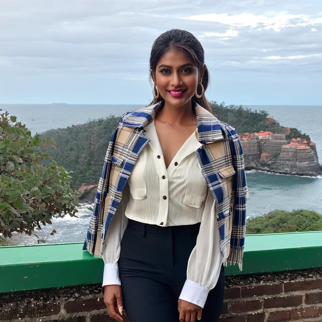 Stylish Coastal Fashion: Confidence by the Ocean