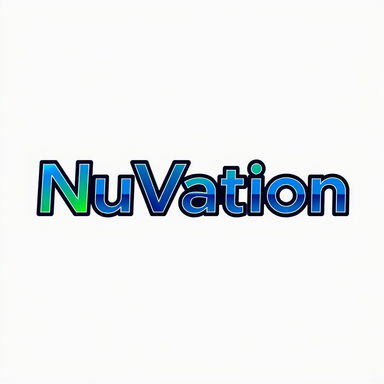 A highly detailed logo featuring the spelling 'NuVation' prominently displayed