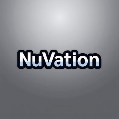 A highly detailed logo based on the design provided, featuring the corrected spelling 'NuVation'