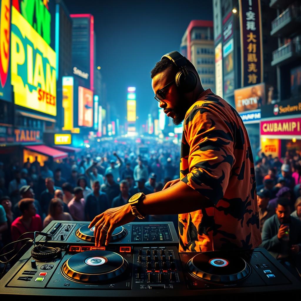 In a vibrant city filled with pulsating nightlife and electric energy, DJ Foota Rebel reigns supreme as the king of the turntables